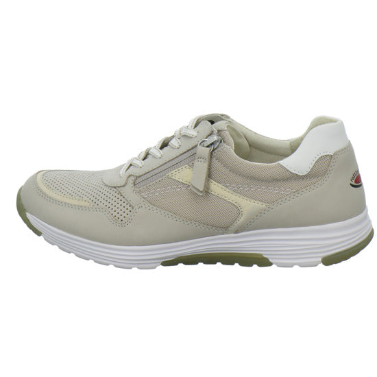 Gabor Comfort Rolling Soft Schnürhalbschuhe Beige - 360° Ansicht