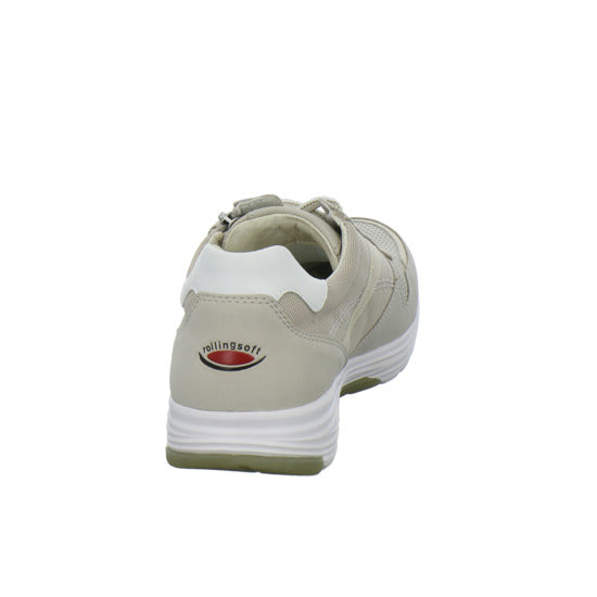 Gabor Comfort Rolling Soft Schnürhalbschuhe Beige - 360° Ansicht