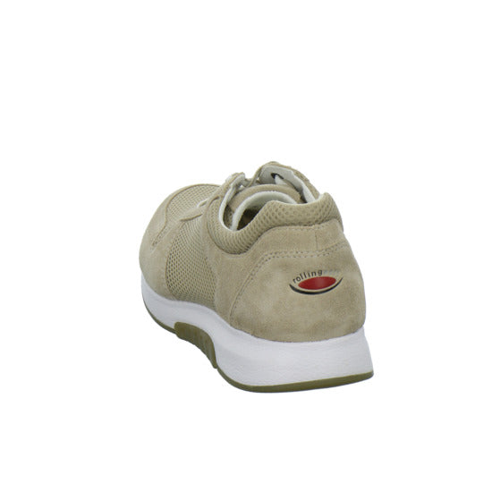 Gabor Comfort Rolling Soft Schnürhalbschuhe Beige - 360° Ansicht