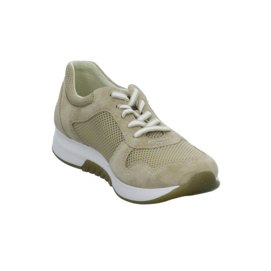 Gabor Comfort Rolling Soft Schnürhalbschuhe Beige - 360° Ansicht