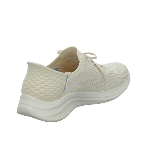 Skechers SLIP INS ULTRA FLEX Schnürhalbschuhe Beige - 360° Ansicht