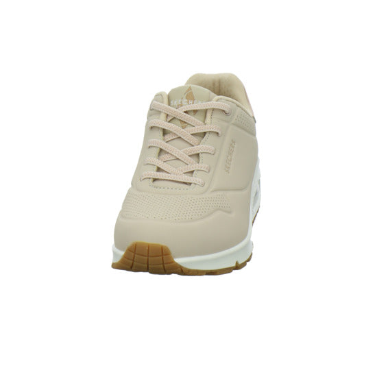 Skechers UNO SHIMMER AWAY Schnürhalbschuhe Beige - 360° Ansicht