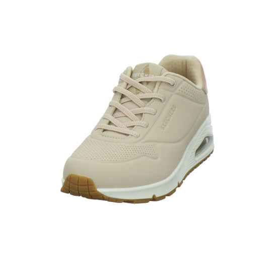 Skechers UNO SHIMMER AWAY Schnürhalbschuhe Beige - 360° Ansicht
