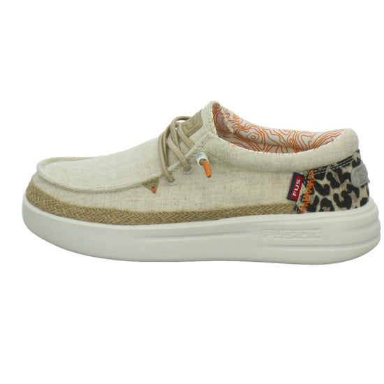 Fusion Schnürhalbschuhe Beige