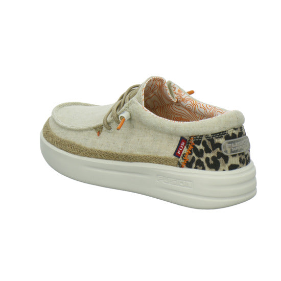 Fusion Schnürhalbschuhe Beige