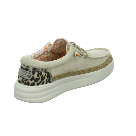 Fusion Schnürhalbschuhe Beige