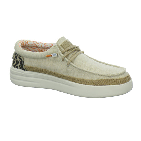 Fusion Schnürhalbschuhe Beige
