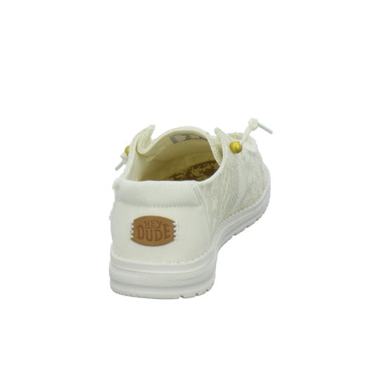 Hey Dude Wendy Crocket Schnürhalbschuhe Beige