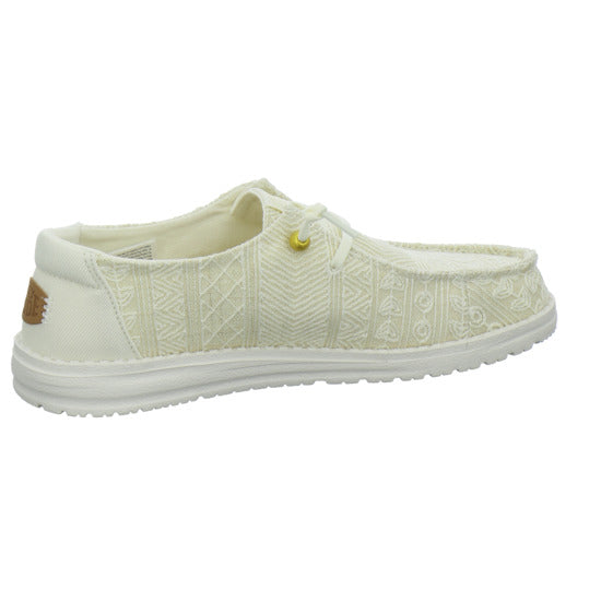 Hey Dude Wendy Crocket Schnürhalbschuhe Beige