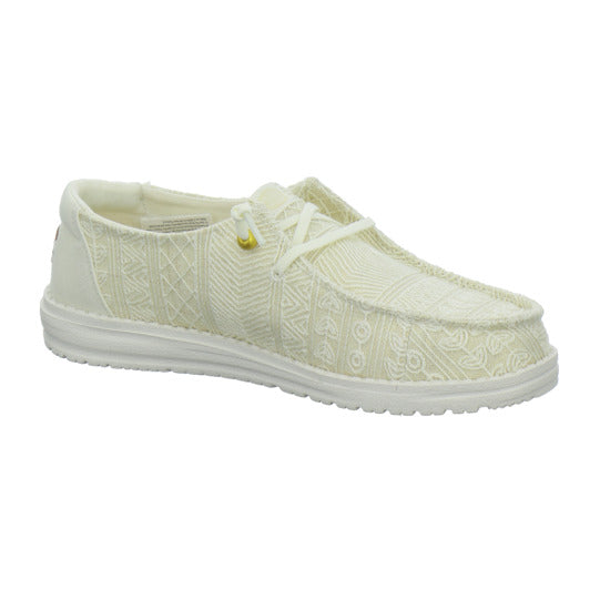 Hey Dude Wendy Crocket Schnürhalbschuhe Beige