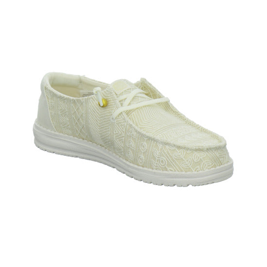 Hey Dude Wendy Crocket Schnürhalbschuhe Beige