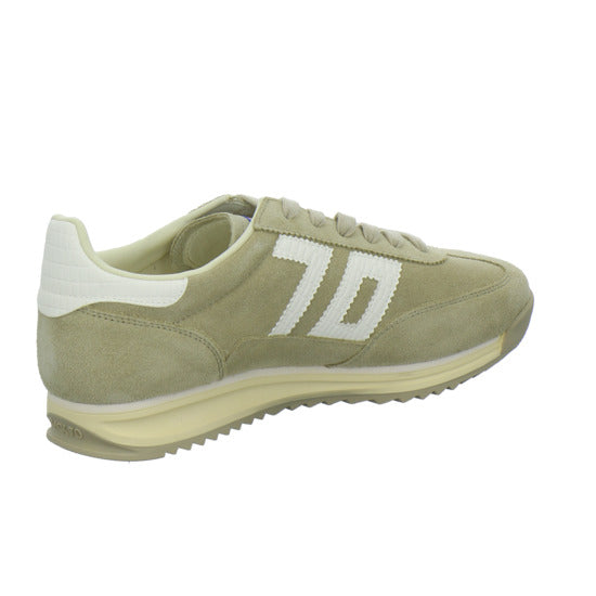 Back 70 Strike-03 Schnürhalbschuhe Beige - 360° Ansicht