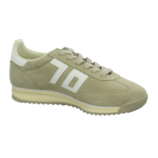 Back 70 Strike-03 Schnürhalbschuhe Beige - 360° Ansicht