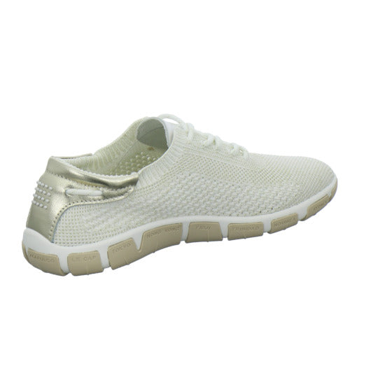 TBS Schnürhalbschuhe Beige - 360° Ansicht