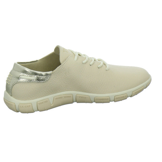 TBS Schnürhalbschuhe Beige - 360° Ansicht