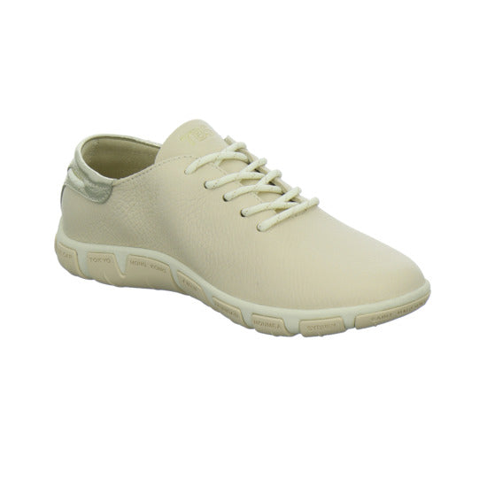 TBS Schnürhalbschuhe Beige - 360° Ansicht