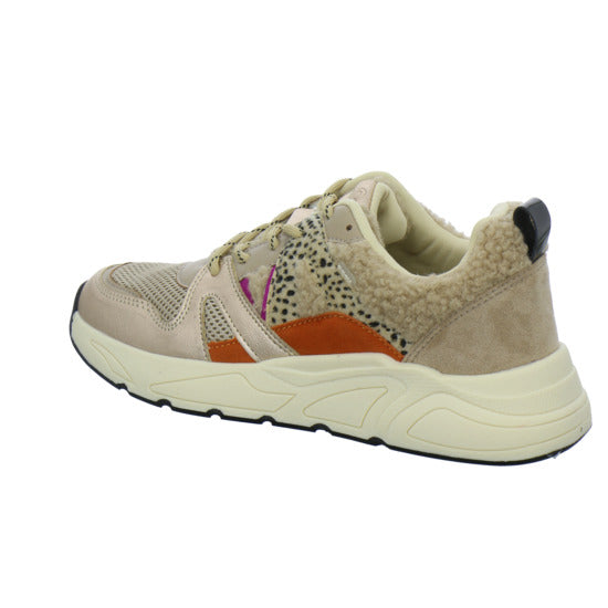 Poelman Schnürhalbschuhe Beige-kombi - 360° Ansicht