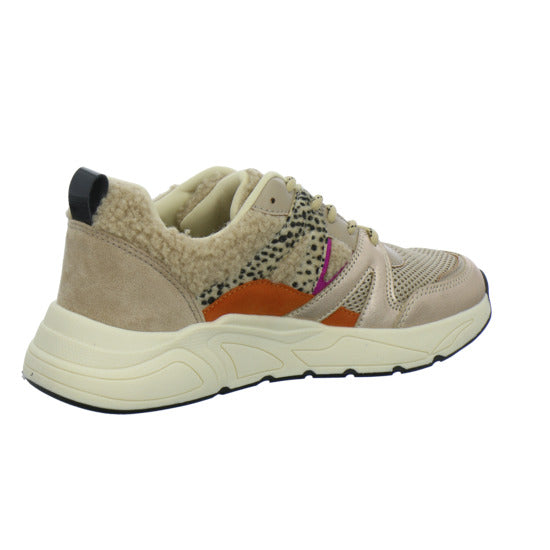 Poelman Schnürhalbschuhe Beige-kombi - 360° Ansicht