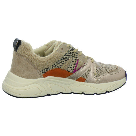 Poelman Schnürhalbschuhe Beige-kombi - 360° Ansicht