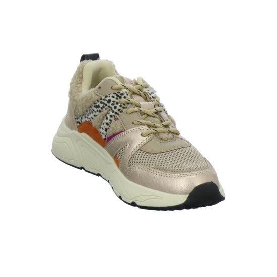 Poelman Schnürhalbschuhe Beige-kombi - 360° Ansicht