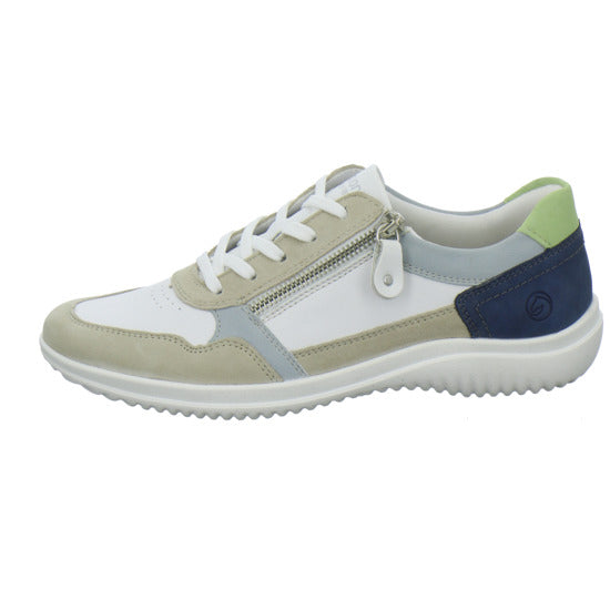 Remonte Schnürhalbschuhe Beige-kombi - 360° Ansicht