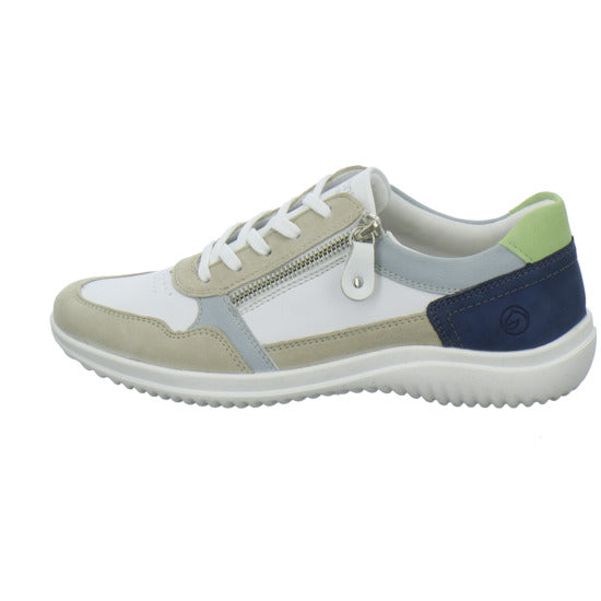 Remonte Schnürhalbschuhe Beige-kombi - 360° Ansicht