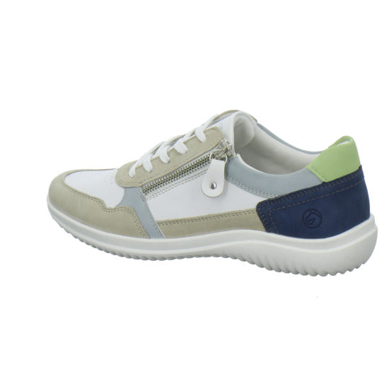Remonte Schnürhalbschuhe Beige-kombi - 360° Ansicht
