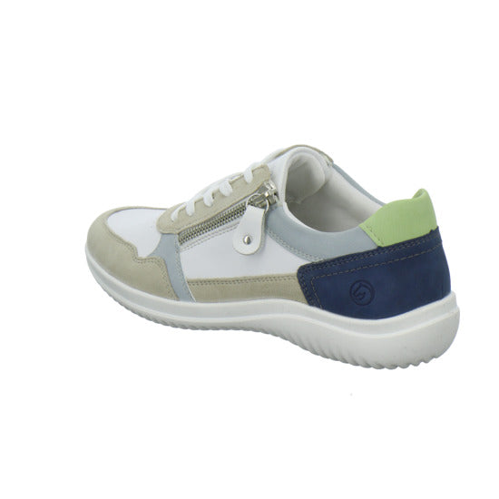 Remonte Schnürhalbschuhe Beige-kombi - 360° Ansicht