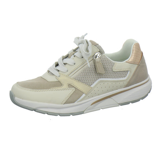 Gabor Comfort Rolling Soft Schnürhalbschuhe Beige-kombi - 360° Ansicht
