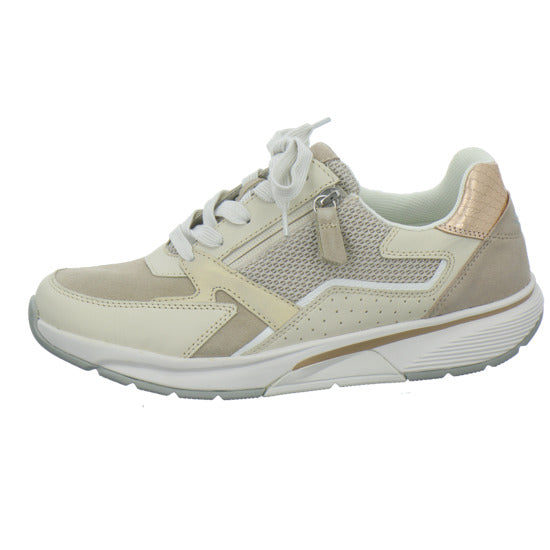 Gabor Comfort Rolling Soft Schnürhalbschuhe Beige-kombi - 360° Ansicht