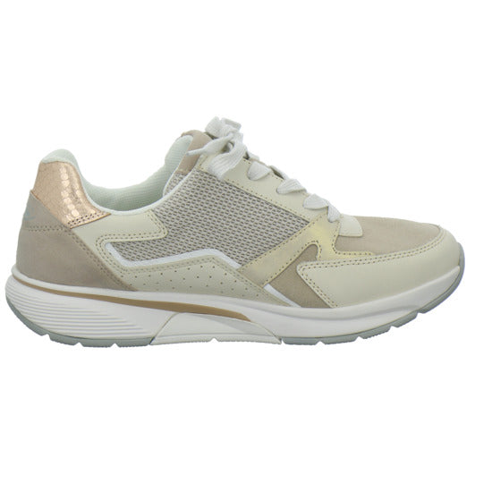 Gabor Comfort Rolling Soft Schnürhalbschuhe Beige-kombi - 360° Ansicht