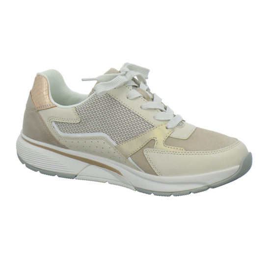 Gabor Comfort Rolling Soft Schnürhalbschuhe Beige-kombi - 360° Ansicht