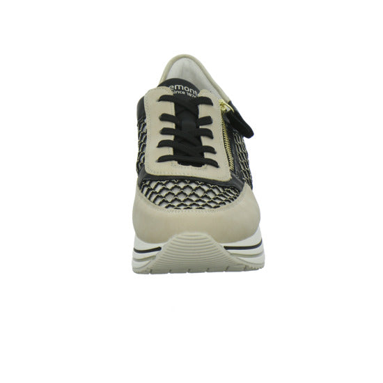 Remonte Schnürhalbschuhe Beige-kombi - 360° Ansicht