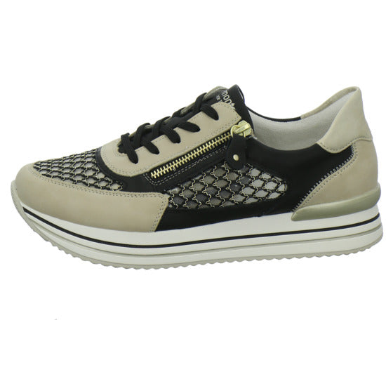 Remonte Schnürhalbschuhe Beige-kombi - 360° Ansicht