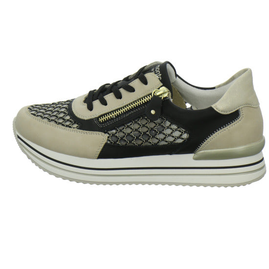 Remonte Schnürhalbschuhe Beige-kombi - 360° Ansicht
