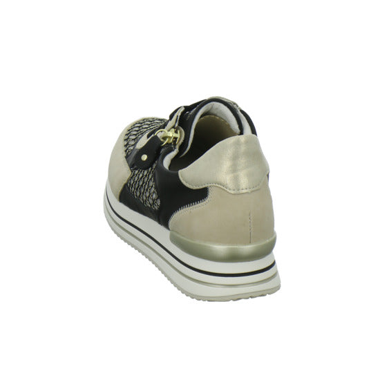 Remonte Schnürhalbschuhe Beige-kombi - 360° Ansicht