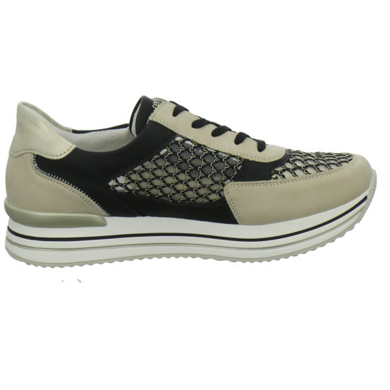 Remonte Schnürhalbschuhe Beige-kombi - 360° Ansicht