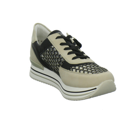 Remonte Schnürhalbschuhe Beige-kombi - 360° Ansicht