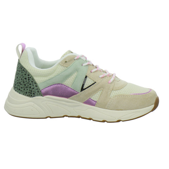 Poelman Schnürhalbschuhe Beige-kombi - 360° Ansicht