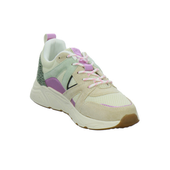 Poelman Schnürhalbschuhe Beige-kombi - 360° Ansicht