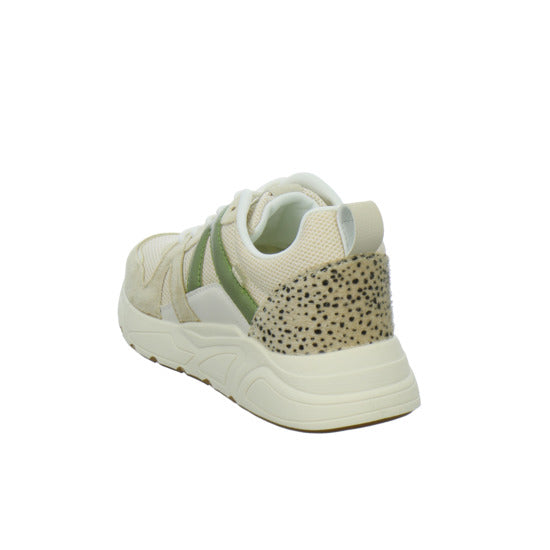 Poelman Schnürhalbschuhe Beige-kombi - 360° Ansicht
