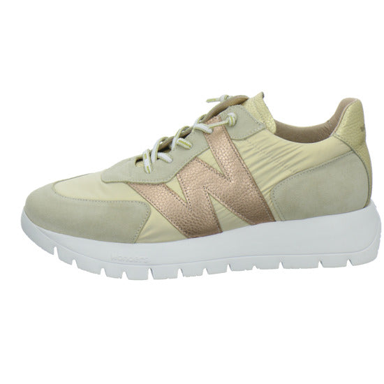 Wonders Schnürhalbschuhe Beige-kombi - 360° Ansicht