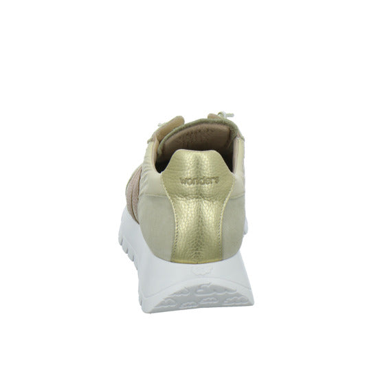 Wonders Schnürhalbschuhe Beige-kombi - 360° Ansicht
