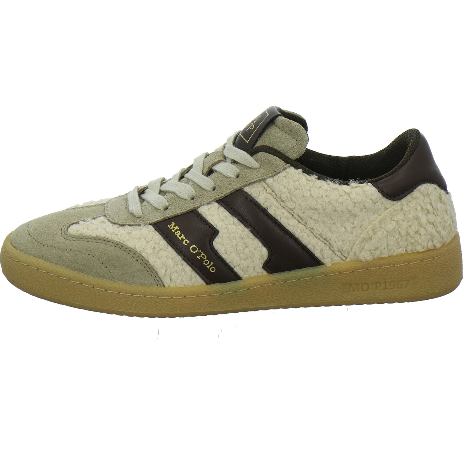 Marc O` Polo Sneaker Damen Court Beige-kombi