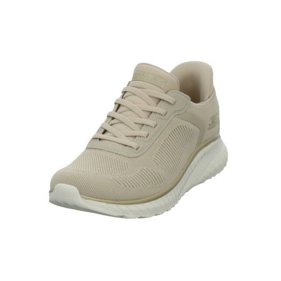 Skechers Sneaker Damen SLIP INS BOBS Beige-kombi