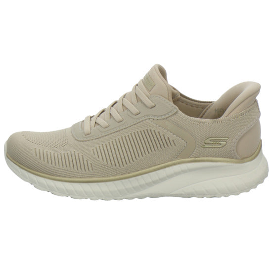 Skechers Sneaker Damen SLIP INS BOBS Beige-kombi