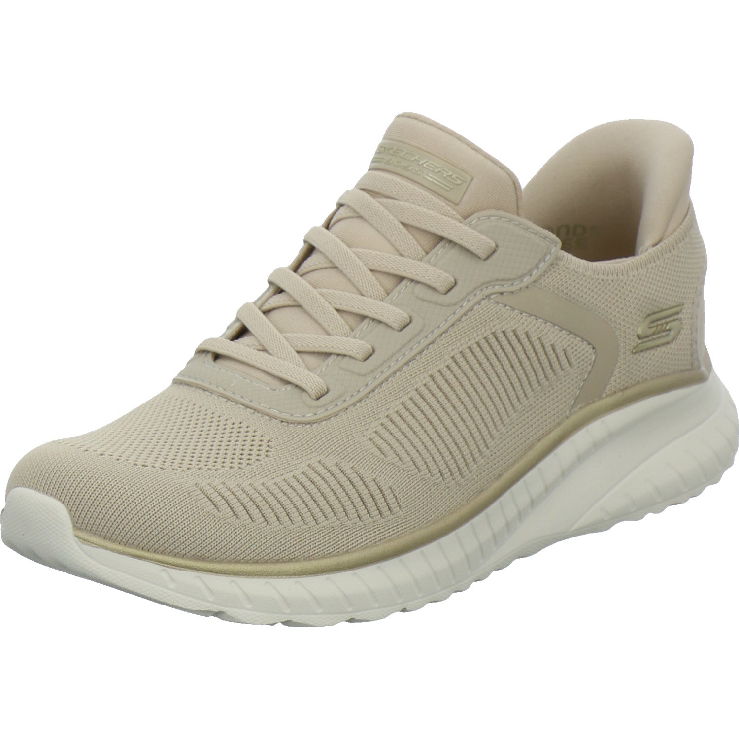Skechers Sneaker Damen SLIP INS BOBS Beige-kombi