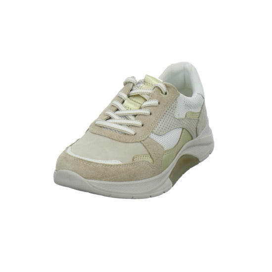 Gabor Comfort Sneaker Damen Rolling Soft Beige-kombi
