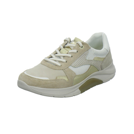 Gabor Comfort Sneaker Damen Rolling Soft Beige-kombi