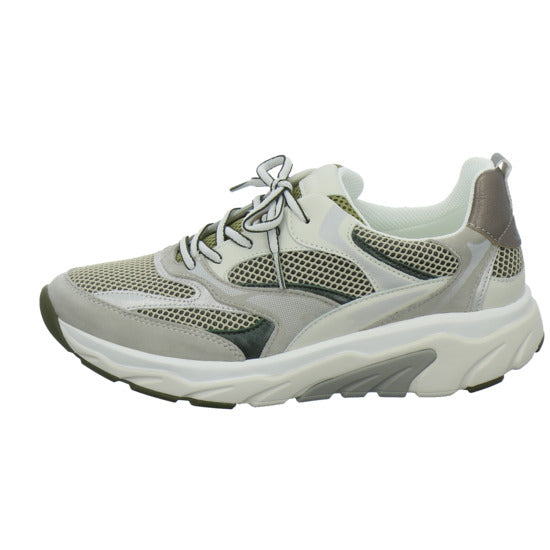 Gabor Comfort Sneaker Damen Rolling Soft Beige-kombi